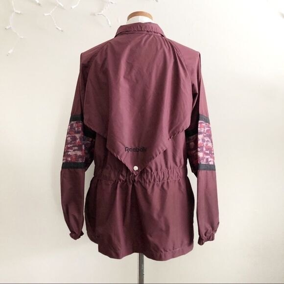 Vintage 70’s Reebok Purple cinched waist windbreaker Large - Picture 6 of 8